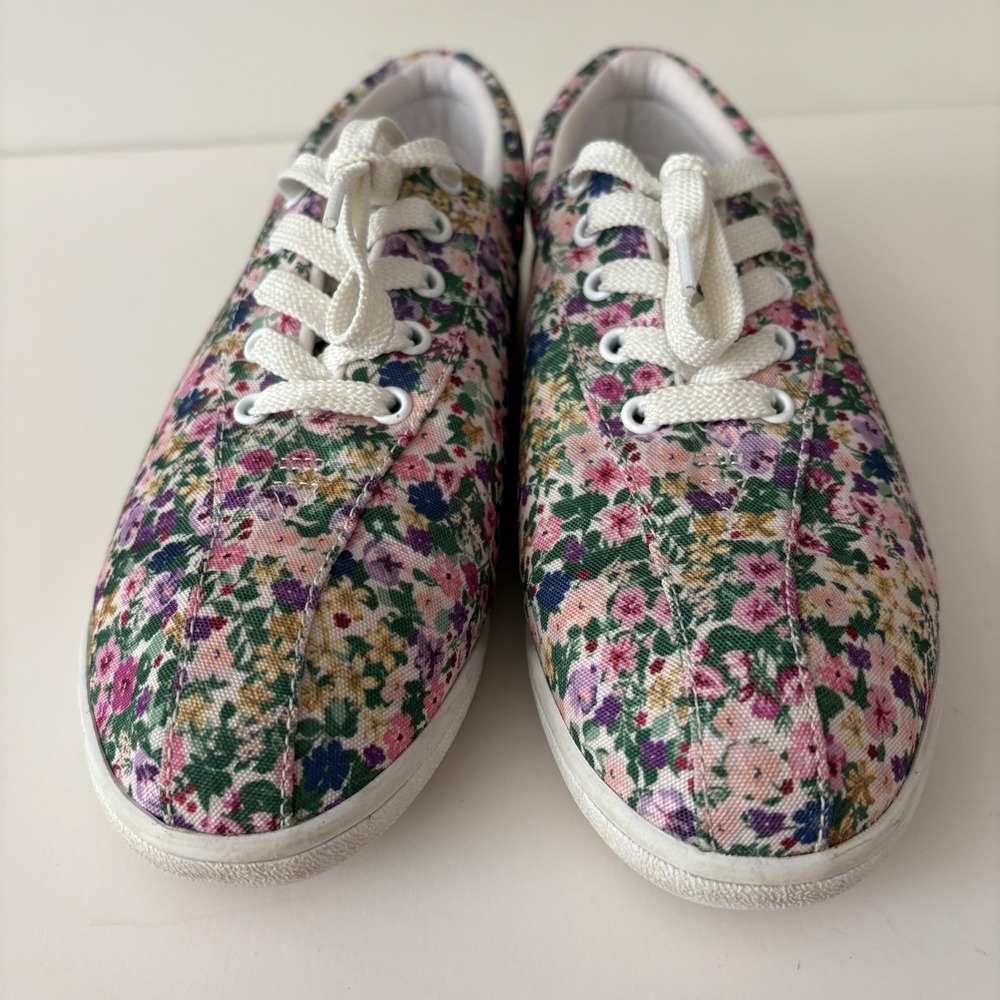 Easy Spirit Floral Cottage Sneakers Women's Size 7.5‎ Comfort Shoes Casual